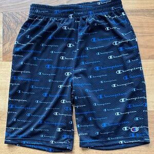 Champion Kids' Blue Logo Shorts